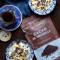 Granella di cacao biologico utile per realizzare ricette dolci