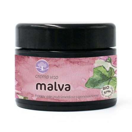 Crema viso alla malva