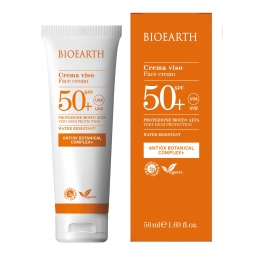 Bioearth- Crema solare viso SPF 50+