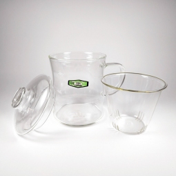 Componenti tazza con filtro in vetro