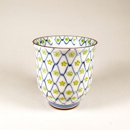 Tazza giapponese fiori verdi