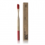 Spazzolino da denti di Bamboo (setole rosse)