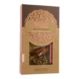 Organic Goodness- Profumatore ambiente rosa e geranio