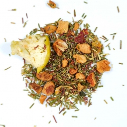 Infuso con rooibos verde spirulina mela e melone
