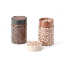 Barattolo per tè e tisane con decorazione in stile mandala