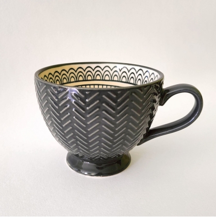 Tazza Victoria Grigia