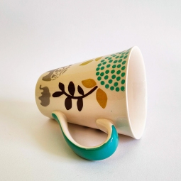 Tazza Ole con elefanti e disegni etnici