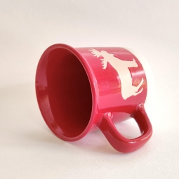 Tazza rossa Winterforest con disegni invernali e natalizi