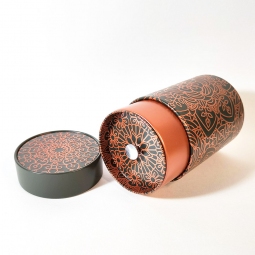 Barattolo per tè e tisane con decorazione in stile mandala