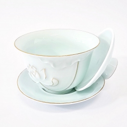 Gaiwan fiore di loto d'orato