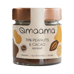 Crema Spalmabile Proteica all'Arachide (70%) & Cacao Maama biologica