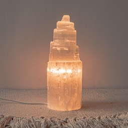 Lampada di Selenite 25 cm